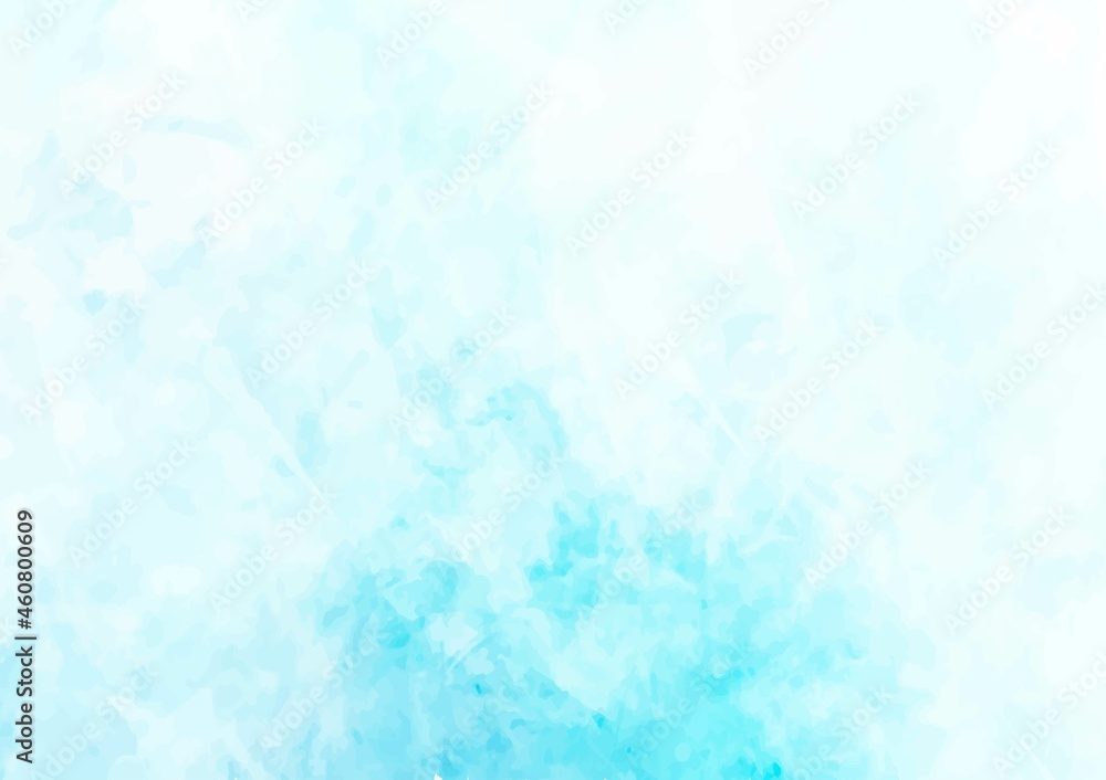 Fototapeta premium 水彩の水色テクスチャ背景 