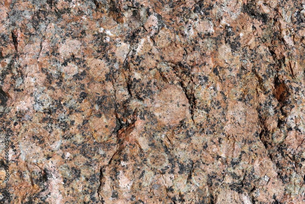 Texture of a grey and red stone in a closeup. Texture of a grey and red stone in a closeup.