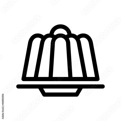 Jelly Outline Vector Icon Design