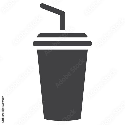 Coffee cup icon vector isolated on white background. Coffee cup icon in flat style. Template for app, label, logo, menu and web site. Creative art concept, vector illustration