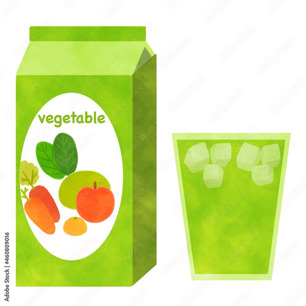 野菜ジュース イラスト Stock Illustration Adobe Stock