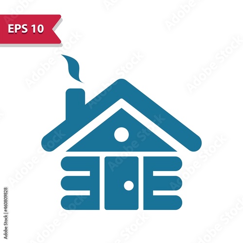 Cabin, Log Cabin Icon