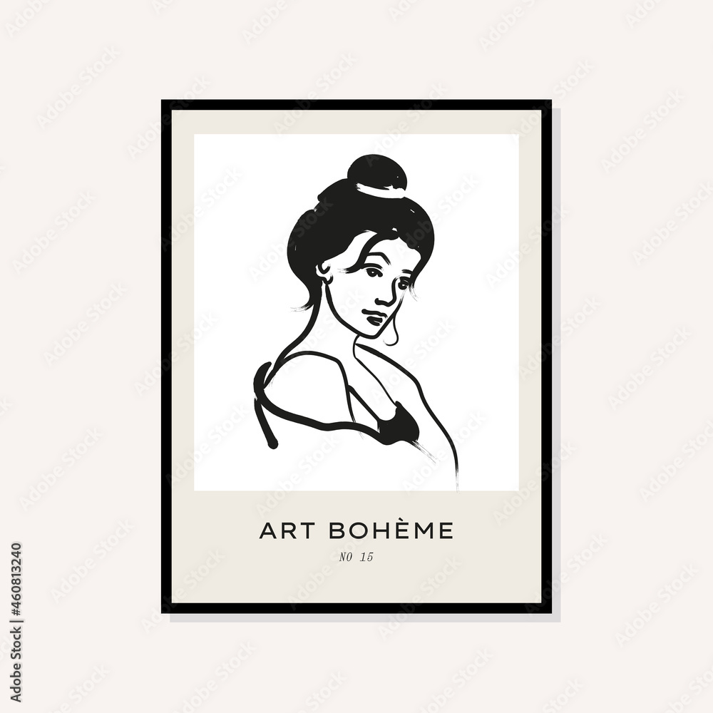 Abstract boho style art prints posters collection Abstract boho style art prints posters collection