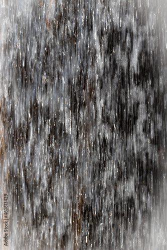 Background black white grey illustration of waterfall