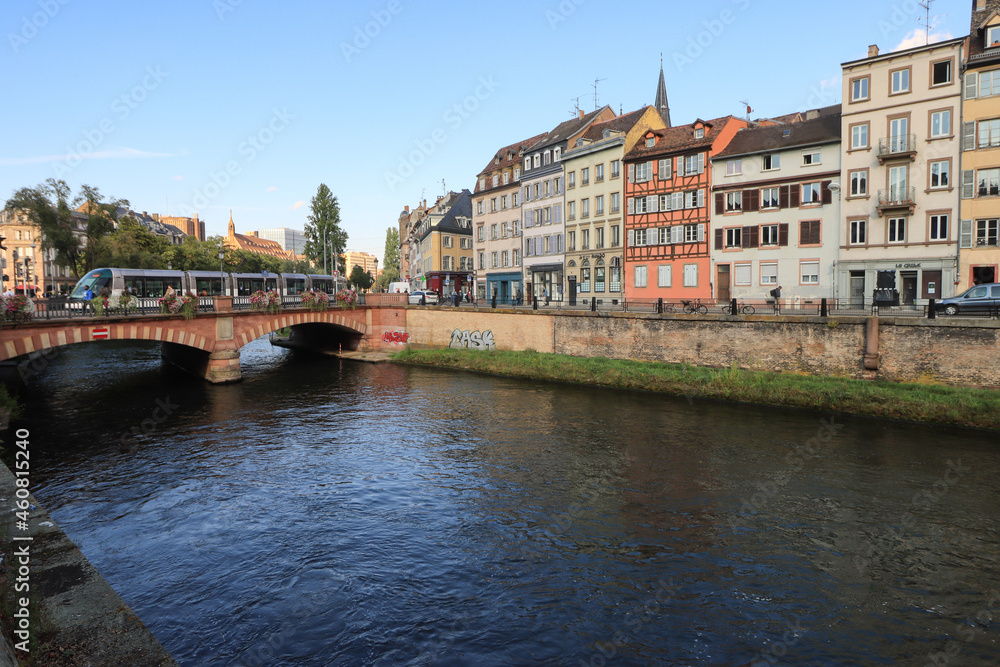 Straßburg; Pont National und Quai de Turckheim