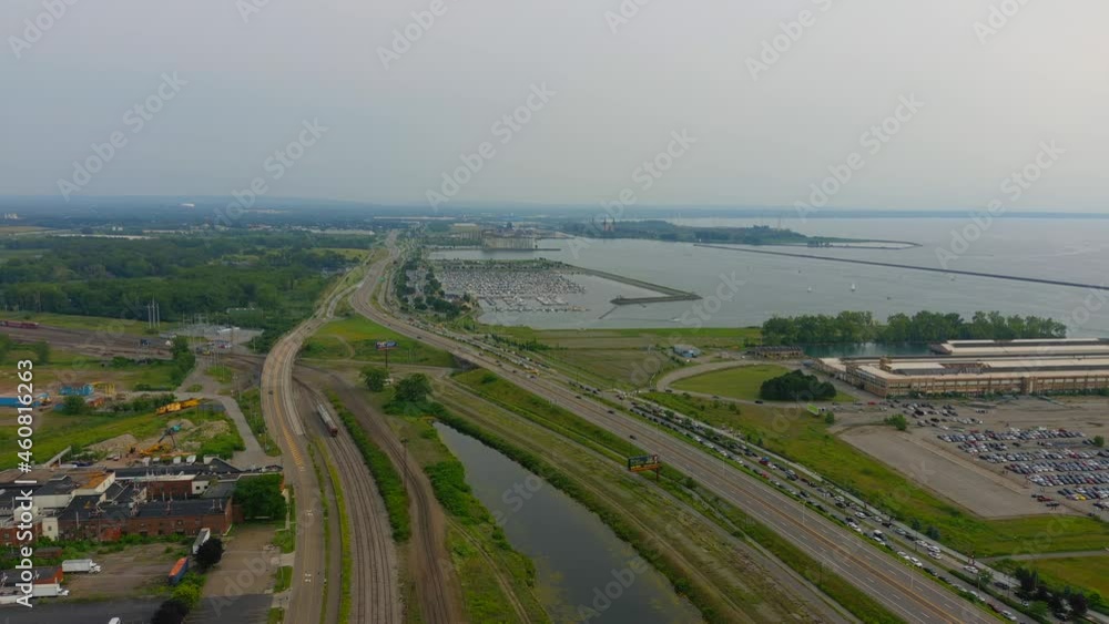 Aerial View of the City of Buffalo and Lake Erie - Part 4 Aerial View of the City of Buffalo and Lake Erie - Part 4
