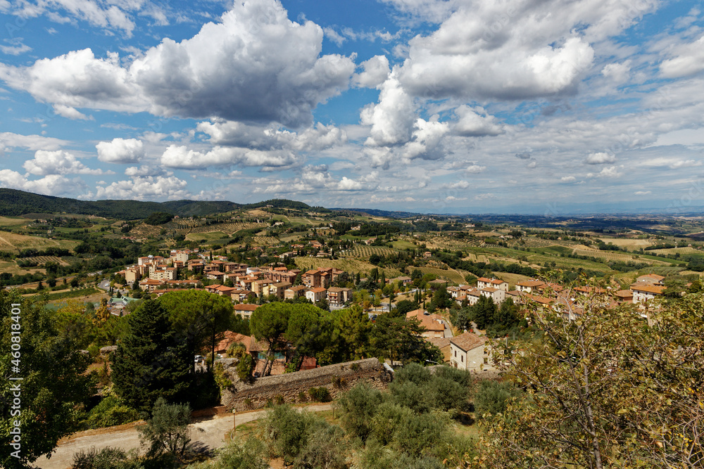 tuscany summer landscape