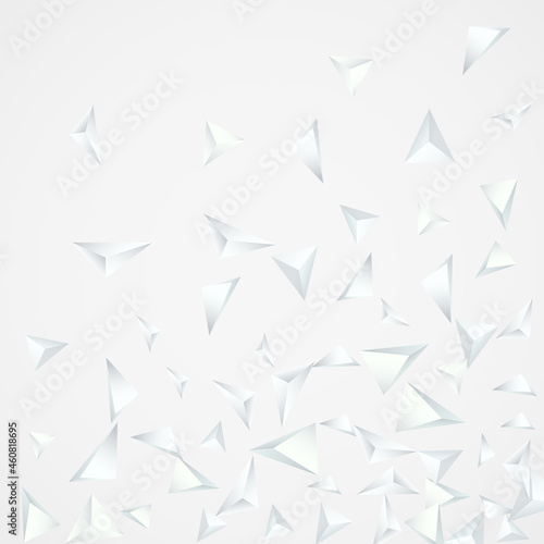 Transparent Shapes Abstract Vector Gray