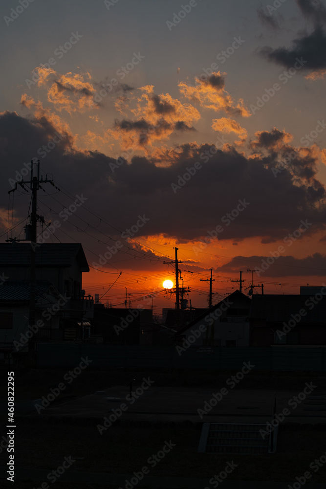 Naklejka premium 夕焼け