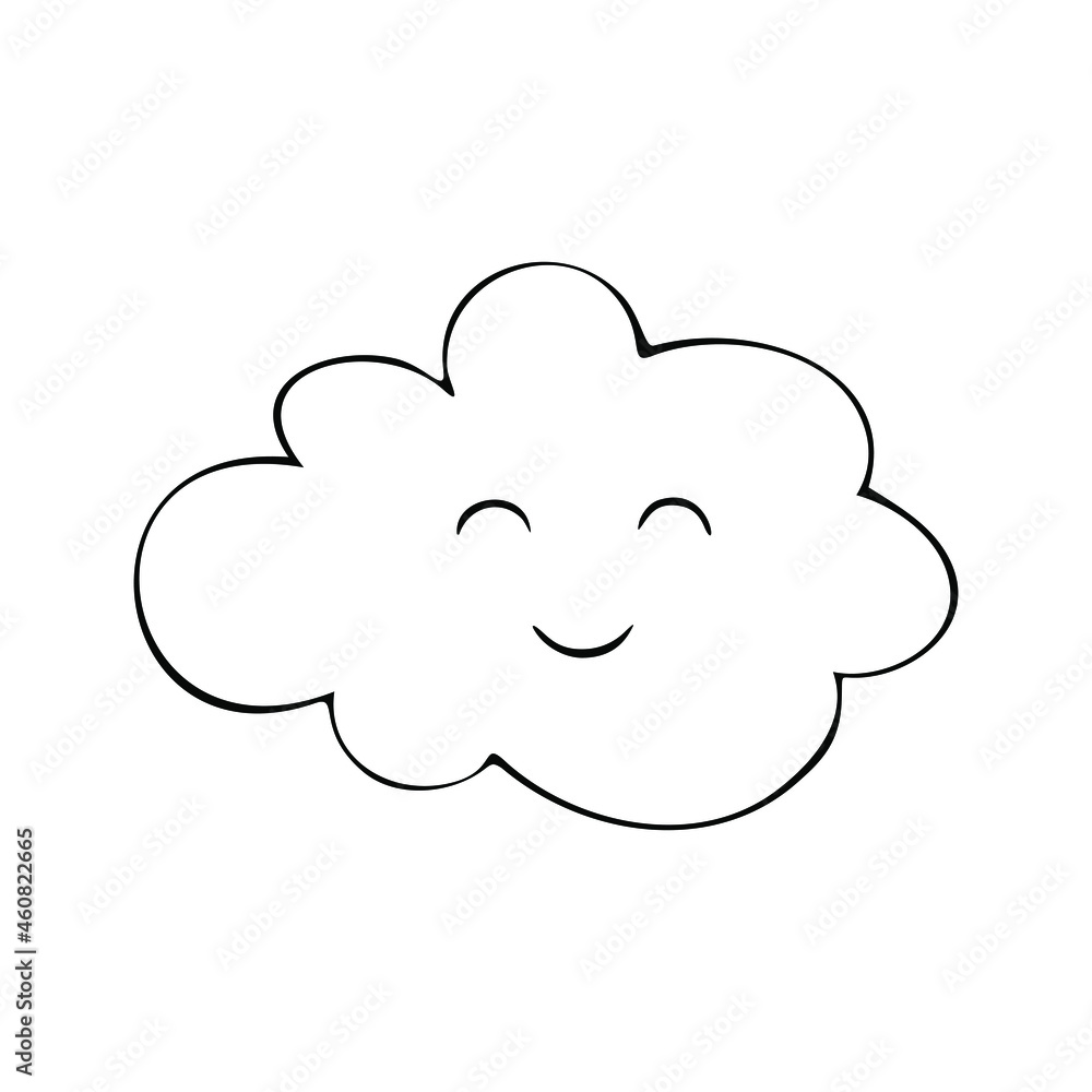 Vector illustration of clouds. Icons for print or web applications. EPS 10 Vector illustration of clouds. Icons for print or web applications. EPS 10