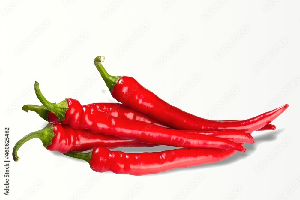 Red hot natural organic fresh chili pepper