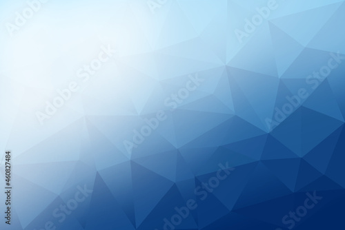 blue and white Polygonal Mosaic Background,Design Templates.