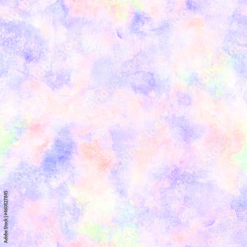 Abstract watercolor pastel background. Colorful seamless pattern