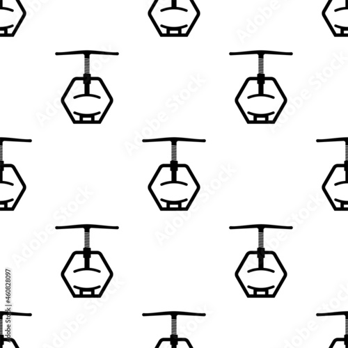 Nut Cracker Icon Seamless Pattern, Nut Shell Cracking Tool