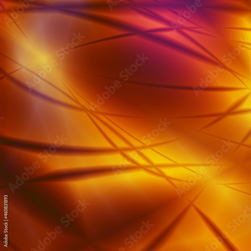 Fantasy dark energy abstract orange color design