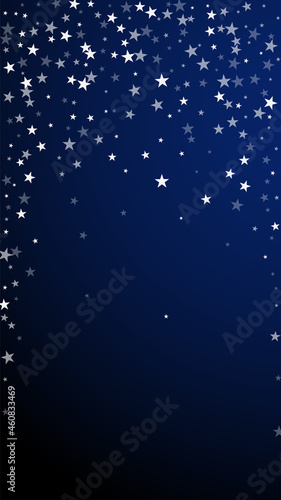 Random falling stars Christmas background. Subtle