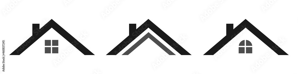 Set of real estate logos. Home property symbol. Vector illustration. Set of real estate logos. Home property symbol. Vector illustration.