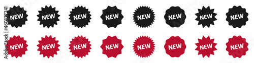Set of different labels. New labels, sale, discount. Tags, sticker, special offer. Price tags vector.