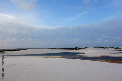 Fototapeta Naklejka Na Ścianę i Meble -  Lencois Maranhenses national park, Brazil. Dunes and lagoons
