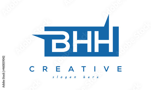 BHH creative three letters logo photo