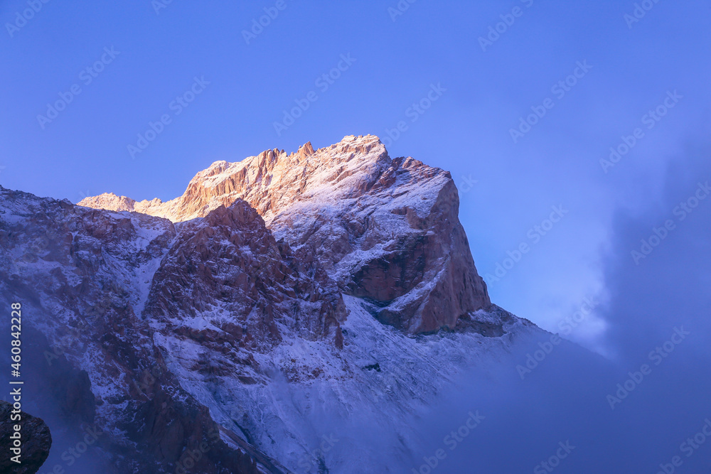 Top of Shalbuzdag Mount in Dagestan republic