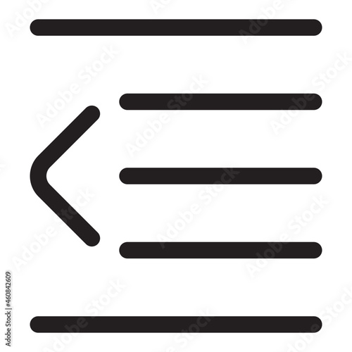 indent glyph icon