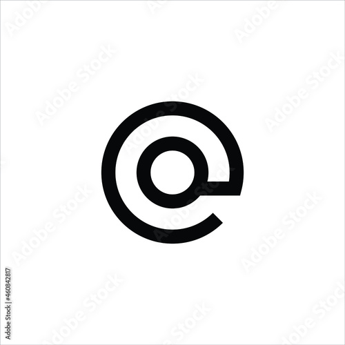 E mail icon. Username sign. mailing symbol vector