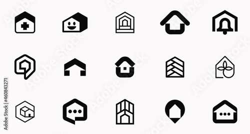 house/home logo modern icon brand mark	