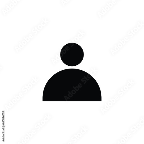 User icon. Profile user icon silhouette. user silhouette. Person icon silhouette