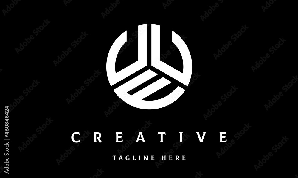 UUE circle three letter logo UUE circle three letter logo