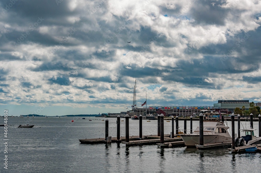 The Harbor at Dusk, Boston, Massachusetts, USA