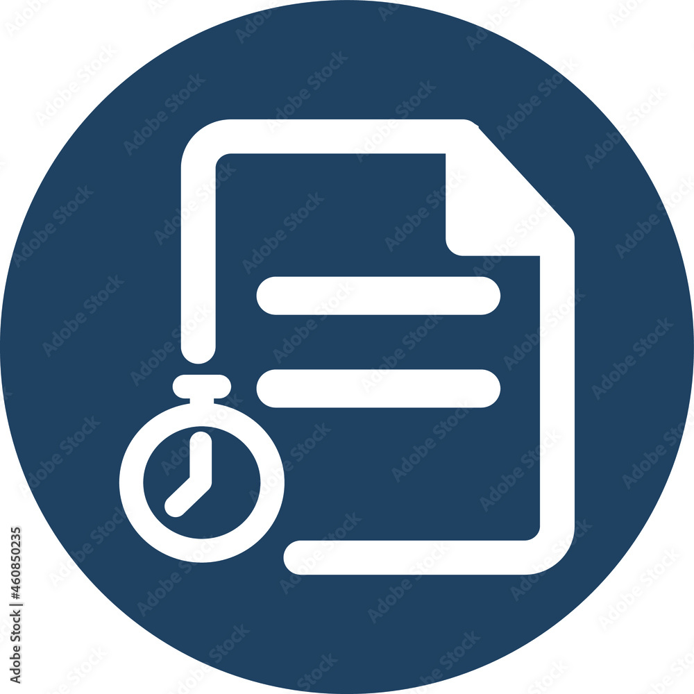 Document Stopwatch Isolated Vector icon which can easily modify or edit
Document Stopwatch Isolated Vector icon which can easily modify or edit