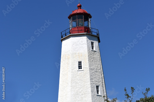 lighthouse on the coast of state/Sandy Hook, NJ