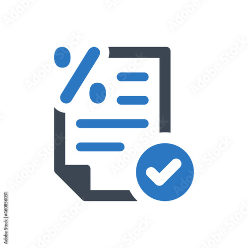 Loan contract approval icon © bismillah_bd