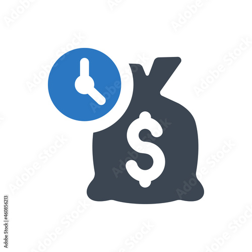 Borrow money icon