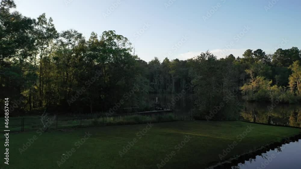 Sunrise in Saraland, Alabama along the Bayou Sunrise in Saraland, Alabama along the Bayou