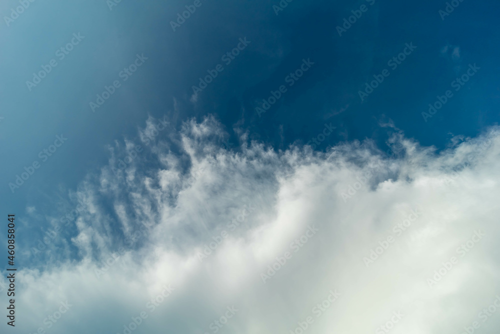 Cumulus white clouds floating on blue sky. Cumulus white clouds floating on blue sky.