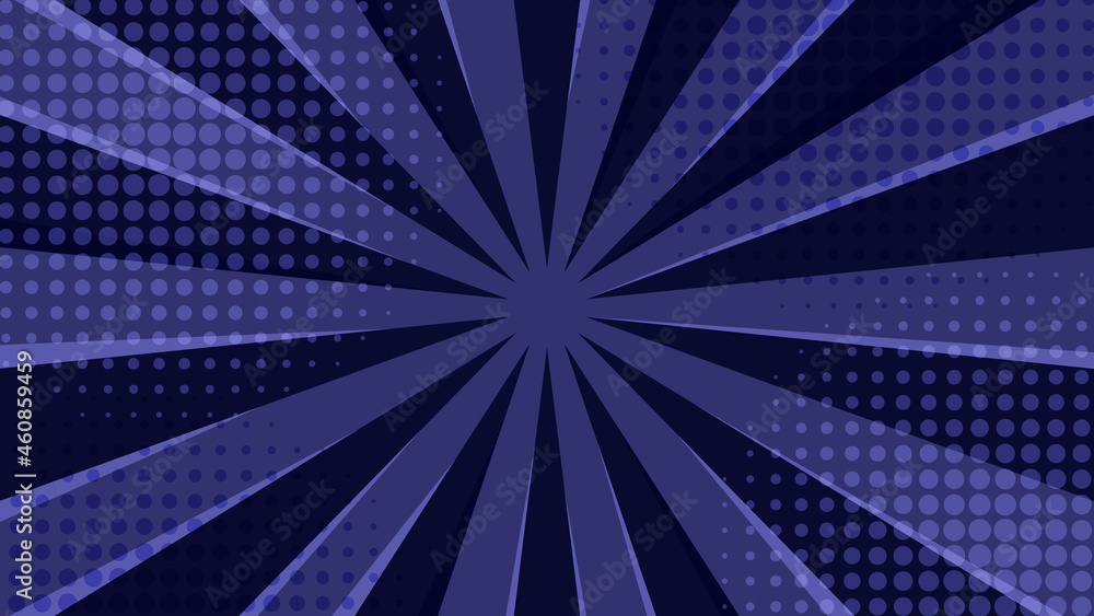 Fototapeta premium blue abstract background with rays