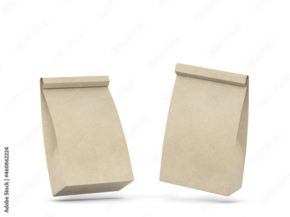 Paper bag packaging mockup Paper bag packaging mockup