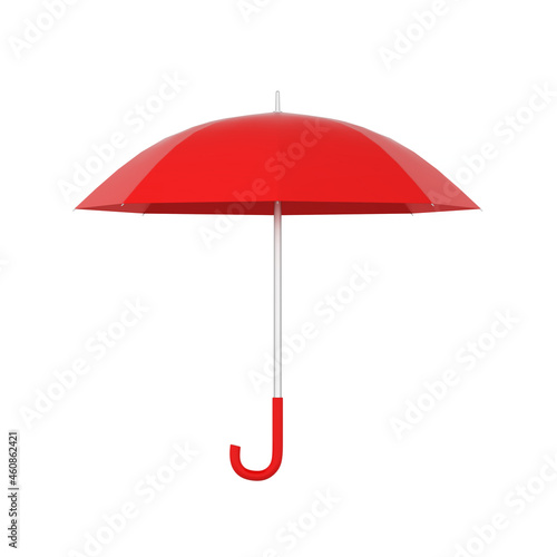 Blank opened umbrella