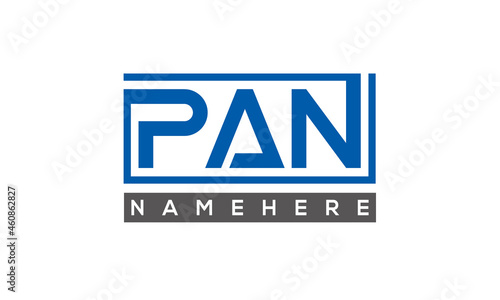 PAN creative three letters logo