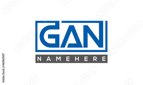 GAN creative three letters logo