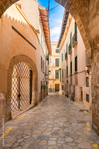 Alley in the old quarter of Palma de Majorca - 8001