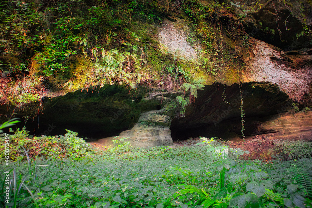 Caves of a prehistoric settlement