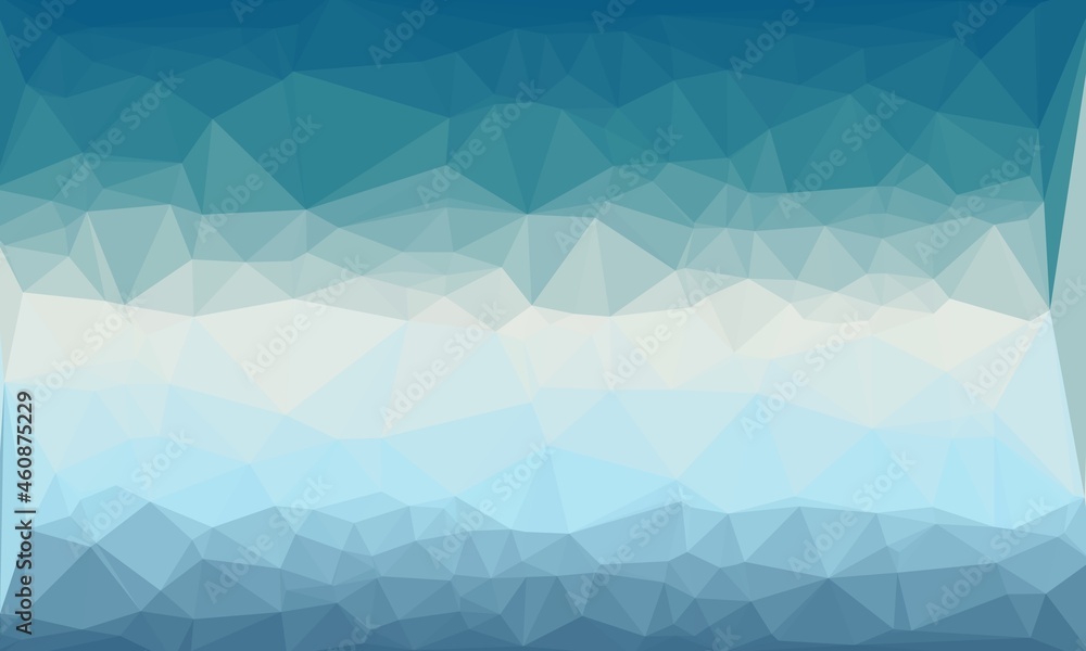 Obraz premium vibrant creative blue gradient background with poly pattern