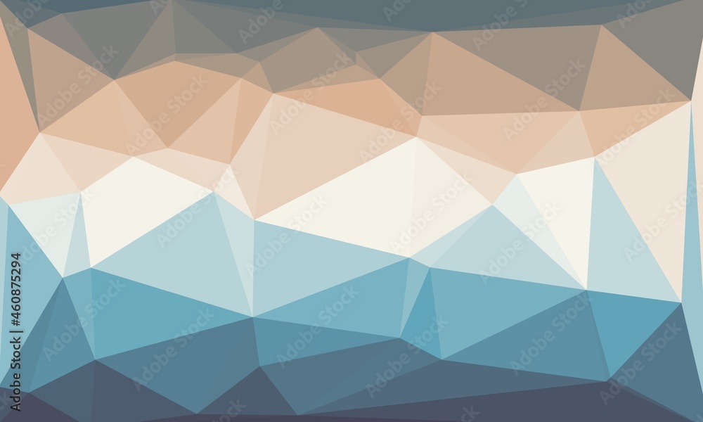 Obraz premium vibrant abstract multicolored background with poly pattern