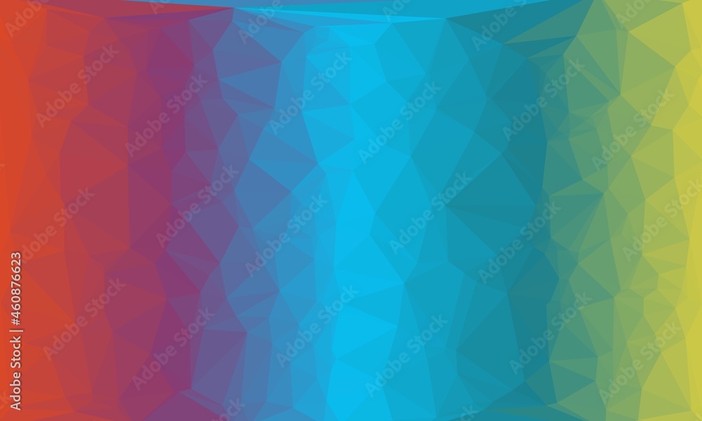 Obraz premium vibrant colorful geometric background with mosaic design