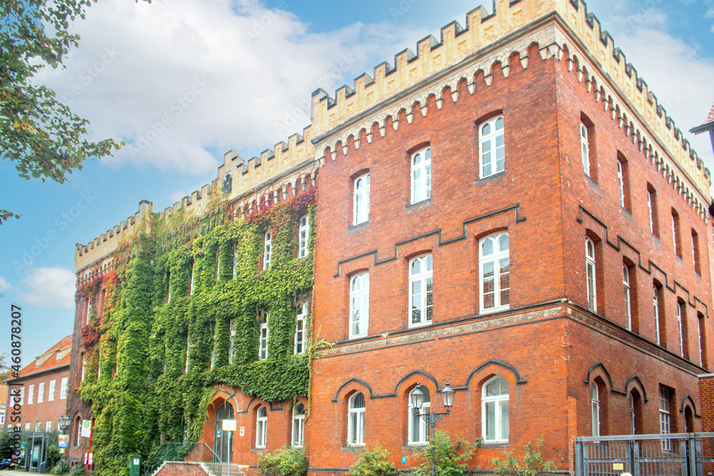 Fototapeta premium local court (in german Amtsgericht) Luneburg (in german Lüneburg) Lower Saxony (in german Niedersachsen) Germany