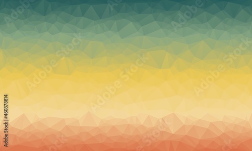 vibrant minimal multicolored polygonal background