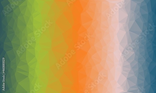 Wallpaper Mural vibrant creative prismatic background with polygonal pattern Torontodigital.ca